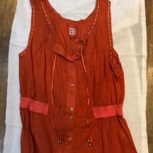 Free People Cotton sleeveless top.
